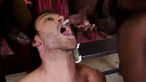 Cute white guy takes black cum in mouth | xHamster