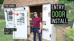 how to install a prehung exterior door