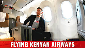 review kenya airways 787 business