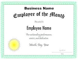 Certificate Of Best Awards Employee Award Templates Format 6 Yakult Co