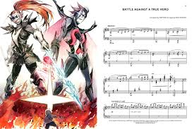 Download and print in pdf or midi free sheet music for battle against a true hero by toby fox arranged by 5gonza5 for violin (solo). Music Sheet Undertale Battle Against A True Hero Sheet Music