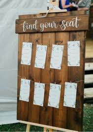 Rustic Wooden Seating Chart