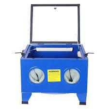 tidoin 25 gallon bench top portable sand blaster cabinet kit workbench with sand blasting cabinet 80 psi