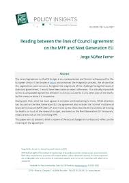 Multiple dimensions have collided and our reality is shredding apart! Reading Between The Lines Of Council Agreement On The Mff And Next Generation Eu Ceps