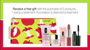 clinique gift with purchase you