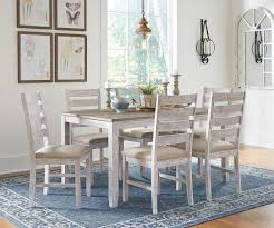 A table is a versatile feel free to let your table shine and stand out if you are to place it in the living room, dining room, or kitchen. Skempton 7 Piece Dining Room Set By Signature Design By Ashley Furniturepick