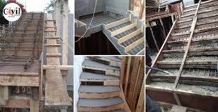 how to construction of concrete stairs
