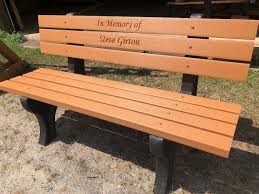 Memorial Bench Made With Recycled