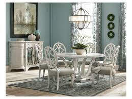 Oakfurniture land round extendable dining table and chairs. Trisha Yearwood Home Collection By Klaussner Jasper County 790 030tb 4x900 2x905 7 Piece Round Dining Room Table 4 Upholstered Side Chairs And 2 Upholstered Arm Chairs Set Sam Levitz Outlet Dining 7