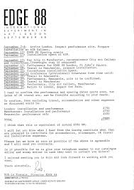 ulrike rosenbach correspondence page of courtesy of ulrike rosenbach correspondence 1988 page 7 of 8 courtesy of air gallery space archive