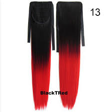 30% off fashion short straight black wigs full head synthetic hair natural looking wig hair extensions 514 ~ 579 руб. Ponytail Blacktred Black Red Ombre Color Synthetic Drawstring Ribbon Ponytails Hair Extensions Straight 22inch 90gram Hairpieces Wish