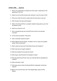 If you paid attention in history class, you might have a shot at a few of these answers. Joyeux Noel Quiz Questions About The 2005 Film Teaching Resources