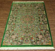 silk persian rug 9510 hand knotted