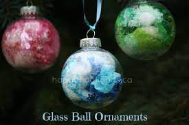 colourful glass ball ornament for kids