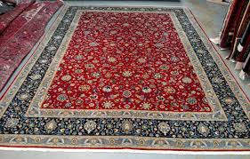 large red kashan persian rug 10 x 13