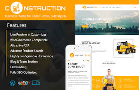 Free Wordpress Theme For Construction Building Architect Company