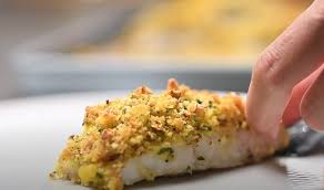 baked fish with parmesan breadcrumbs