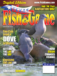 August 2011 By Texas Fish Game Issuu