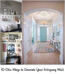 10 chic ways to decorate your entryway wall