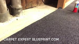 seam carpet with a clothes iron you