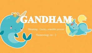 Meaning of the sanskrit word: Gandham Name Meaning