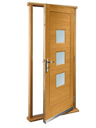 Turin Double Glazed External Oak Door