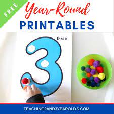 free toddler and pre printables