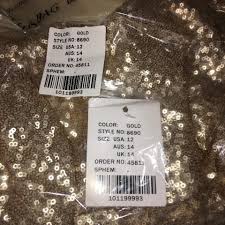 Gold 8690 Formal Dress
