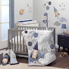 Galaxy Space Crib Bedding Set
