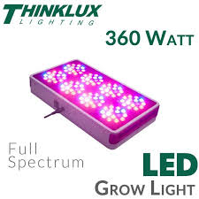Thinklux Led Grow Light Led Full Spectrum Grow Light Earthled Com