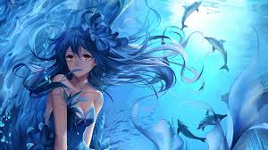 Anime mermaid, Anime wallpaper, Anime
