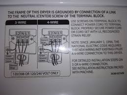 Connect the white cord wire to the center neutral terminal. Weird Dryer 3 Wire 4 Wire Diagram Electrician Talk