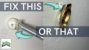 How To Fix A Pulled Out Or Damaged Drywall Anchor | Toggle Bolts - YouTube