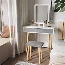 vanity modern dressing table stool set