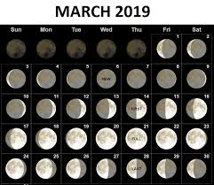 March 2019 Moon Phases Calendar Moon Calendar June 2019