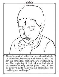 The worksheets are offered in developmentally. Ash Wednesday Coloring Pages Learny Kids