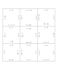 Graphing Inequalities Foldable Math
