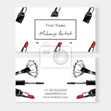 makeup artist banner business card