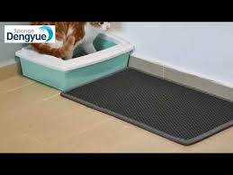how to clean a cat litter mat in 3