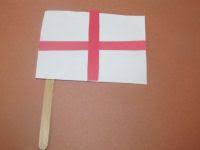 When i joined the stage crew at st. St George Flag Craft Easy Toddler Crafts Flag Crafts St Georges Day Book Crafts