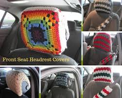 Car Front Seat Headrest Covers Headrest