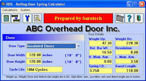 Garage Door Torsion Spring Size Calculator Prime Garage Door