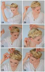 This braid is for anyone with a short style who doesn't know how to do a dutch or french braid, or just doesn't want to take the time. The Boho Crown Braid Tutorial Little Miss Momma