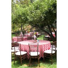 checd bbq tablecloth 72 inch round