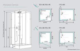 shower door sizes standard bathroom