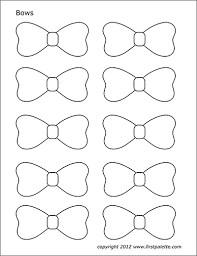 Shop bought felt bows and hair accessories can be expensive so why not make your own for birthday presents and christmas stocking here are ten more hair accessories you can make. Bows Free Printable Templates Coloring Pages Firstpalette Com