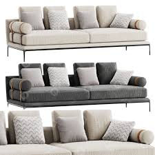 sofa b b italia atoll 3d model