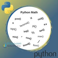 python math functions built in math