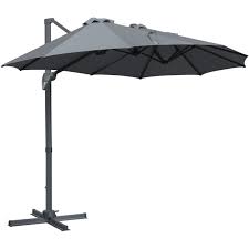 Outsunny 4 5 M Patio Parasol Large