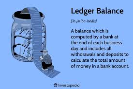 what does ledger balance mean and how